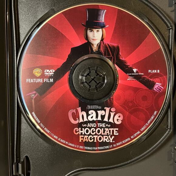 Charlie and The Chocolate Factory Two-Disc Deluxe Edition DVD Johnny Depp - Picture 5 of 7